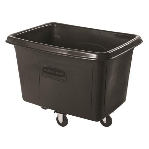 Rubbermaid 14 Cubic Foot Cube Truck, Black